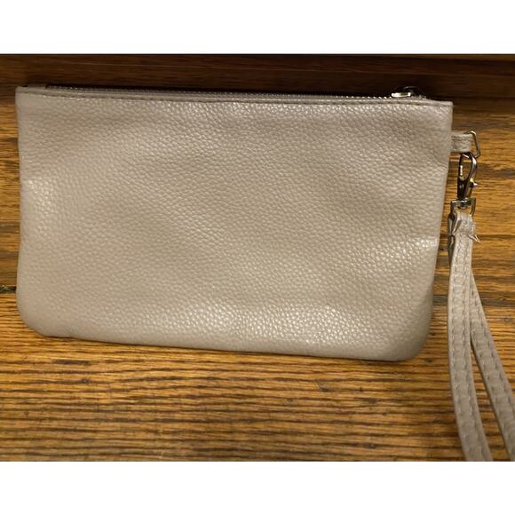 Adrienne Vittadini Woman’s Wristlet Wallet, Card Slots Taupe - Picture 3 of 7